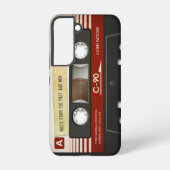 Retro Compact Audio Cassette | DJ Best Gifts Samsung Galaxy Hoesje (Achterkant)