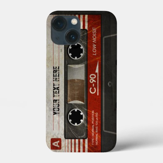 Retro Compacte Audiocassette | DJ Beste Cadeaus Case-Mate iPhone Case (Achterkant)