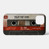 Retro Compacte Audiocassette | DJ Beste Cadeaus Case-Mate iPhone Case (Achterkant (horizontaal))