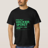 Retro Computer Command Line Pride T-shirt (Voorkant)