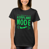 Retro computer stijl vliegtuig modus T-shirt (Voorkant)