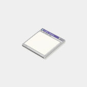 Retro computer teksteditor venster post-it® notes (Schuin)