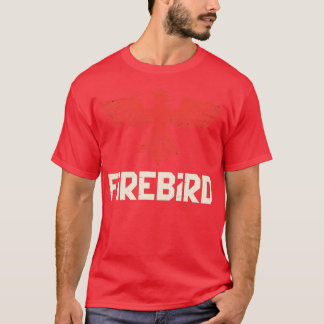 Retro Computerspellen - Firebird-fotokamer T-shirt