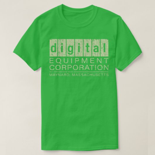 Retro Computing Digital Equipment Corporation 1957 T-shirt (Design voorkant)