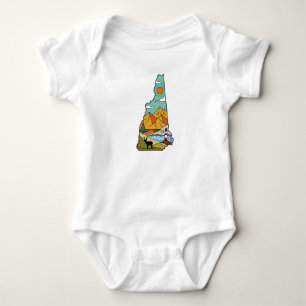 Retro Concord New Hampshire White Mountain Romper