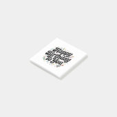 Retro Confetti Verjaardag Post-it® Notes (Schuin)