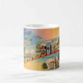 Retro Connecticut Briefkaart Mok (Center)