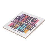 Retro Conspiracy Theory Tegeltje (Zijkant)