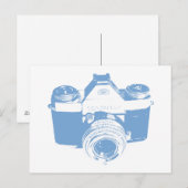Retro Contaflex Camera Briefkaart (Voorkant / Achterkant)