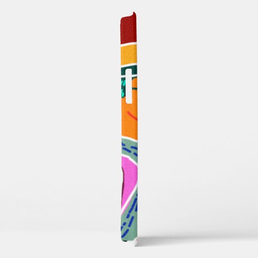 Retro contrastmuziekfestival jazz Case-Mate iPhone case (Achterkant / Rechts)