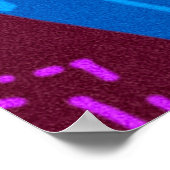 Retro contrastmuziekfestival jazz poster (Hoek)