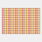 Retro controleert inpakpapier (Voorkant 3)