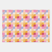 Retro controleert inpakpapier (Voorkant)