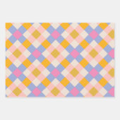 Retro controleert inpakpapier vel (Voorkant 2)