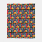 RETRO  CONTROLLER CONSOLE VIDEOSPELLEN GAMER FLEECE DEKEN (Voorkant)