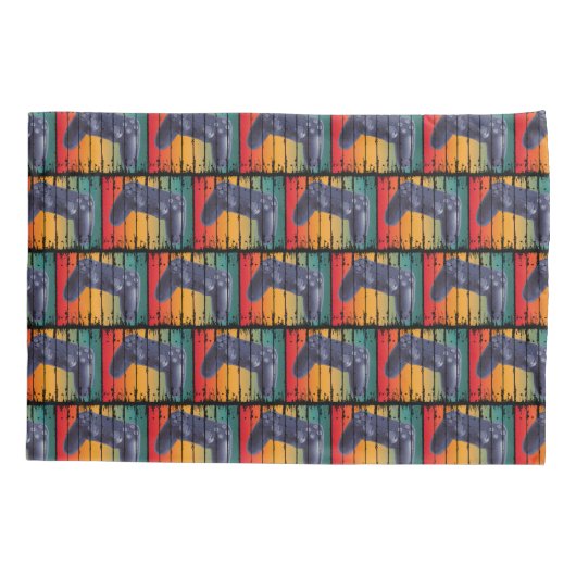 RETRO CONTROLLER CONSOLE VIDEOSPELLEN GAMER KUSSENSLOOP (Achterkant)