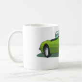 Retro Converteerbare Green Car Coffee Mok (Links)