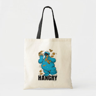 Retro Cookie Monster Hangerig Tote Bag