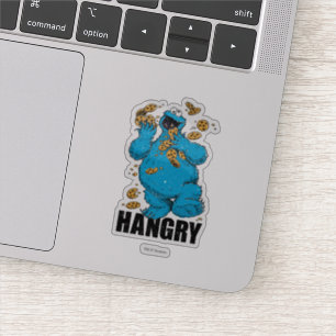 Retro Cookie Monster   Hboos Sticker