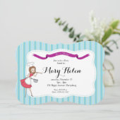 Retro Cooking Dinner Party Persoonlijke uitnodigin Kaart (Staand voorkant)