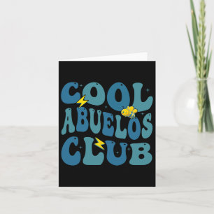 Retro Cool Abuelos Club Vaders Dag Nieuwe Opa Kaart