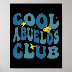 Retro Cool Abuelos Club Vaders Dag Nieuwe Opa Poster