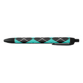 Retro Cool Argyle Turquoise Writing Pen Gift (Bodem)