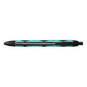 Retro Cool Argyle Turquoise Writing Pen Gift (Achterkant)