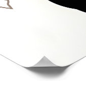 Retro Cool Black Cat Poster (Hoek)