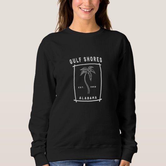 Retro Cool Bondi Beach Australia Palm Tree Novelty Trui (Voorkant)