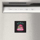 Retro Cool Bondi Beach Magneet (Insitu (Vaatwasser))