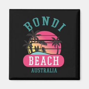 Retro Cool Bondi Beach Magneet
