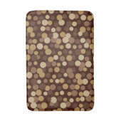 Retro Cool Bruin Stippen Badkamer Vloerkleed Badma Badmat (Voorkant Verticaal)