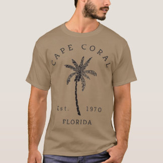 Retro Cool Cape Coral Original Florida stranden T-shirt