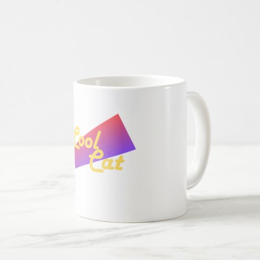 Retro Cool Cat mok (Voorkant rechts)