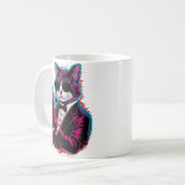 Retro Cool Cat Spy Koffiemok (Voorkant links)