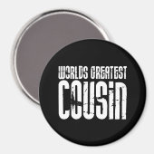 Retro Cool Cousins: 's Werelds Grootste Neef Magneet (Voorkant / Achterkant)
