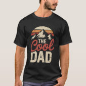 Retro Cool Dad Hiking T-shirt (Voorkant)