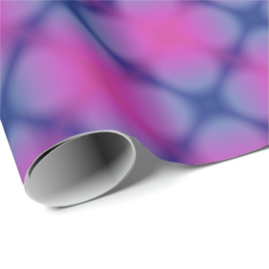 Retro Cool Dark Neon Squares Wrapping Paper Cadeaupapier (Rol Hoek)