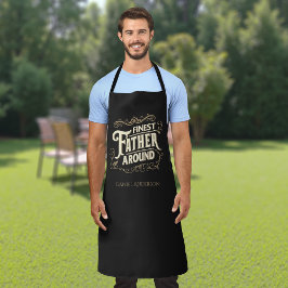 Retro  Cool Elegant Typografie Vader Quote Schort