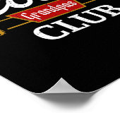 Retro Cool Grandpas Club Family Matching Father's  Poster (Hoek)