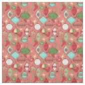 Retro Cool-kerstsiervoorwerpen, Sinaasappel Stof (Swatch)
