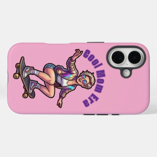 Retro Cool Moeder Tijdperk Aangepaste Tekst Telefo Case-Mate iPhone Case (Achterkant (horizontaal))