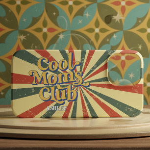 Retro Cool Moeders Club Zonneburst Vintage Typogra iPhone 13 Pro Max Hoesje