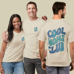 Retro Cool Moms Club Moederschap T-shirt Gift