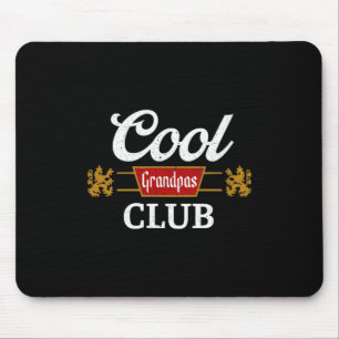 Retro Cool Opa's Club Familie Matching Vaderdag Muismat