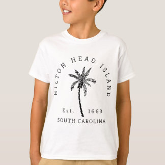 Retro Cool Original Hilton Head Island Palm Tree N T-shirt