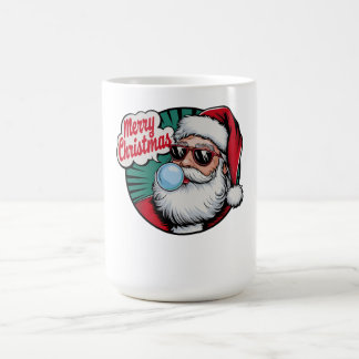 Retro  Cool Santa Claus Christmas Koffiemok