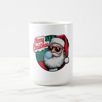 Retro  Cool Santa Claus Christmas Koffiemok