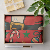 Retro Cool Santa with Shades — Bold Christmas Pop  Tissuepapier (Geschenk)